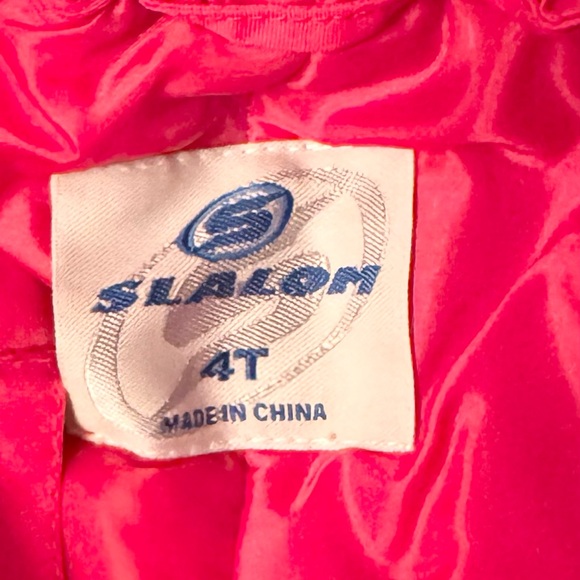 Slalom Ski Pants for Kids adjustable waist size 4 orange - Picture 3 of 10